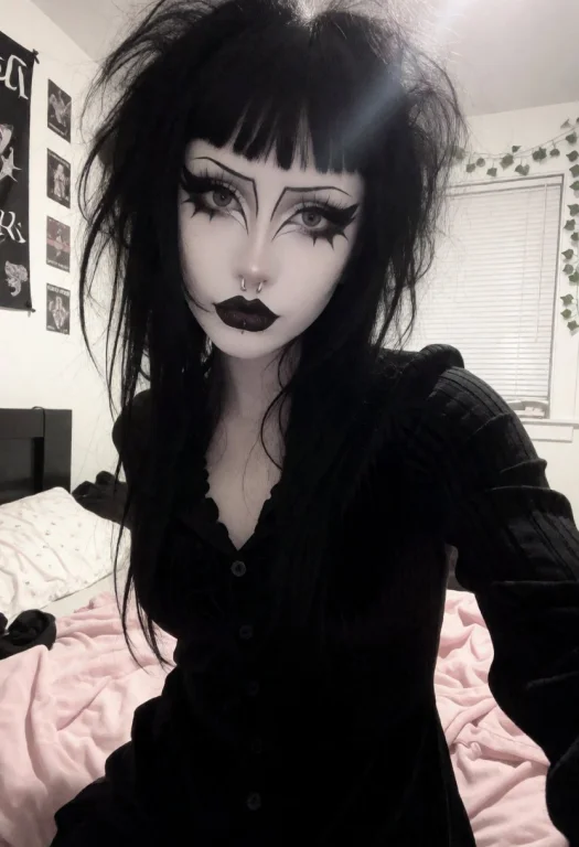 An Amateur Selfie Taken In A Bedroom, Loratradgothkrea21 Tra...