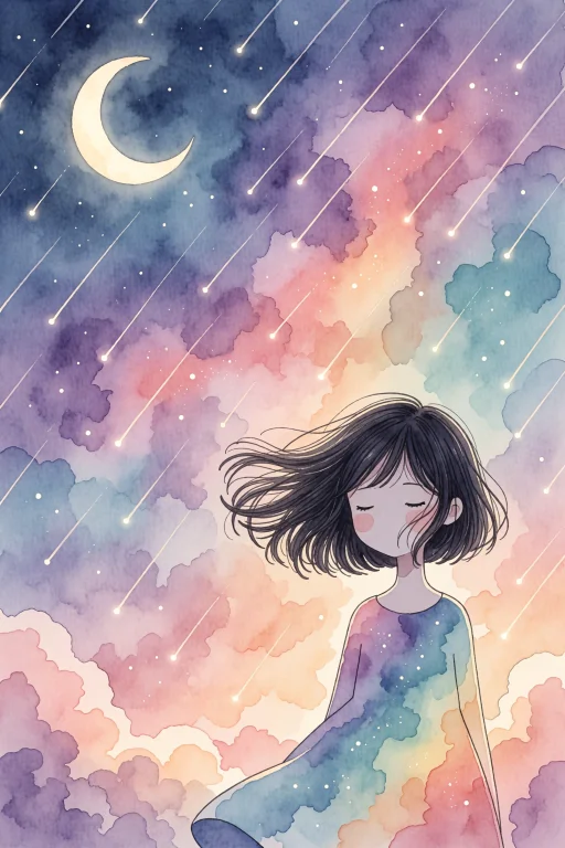 Highleveldescriptiona Whimsical, Dreamy Digital Watercolor I...