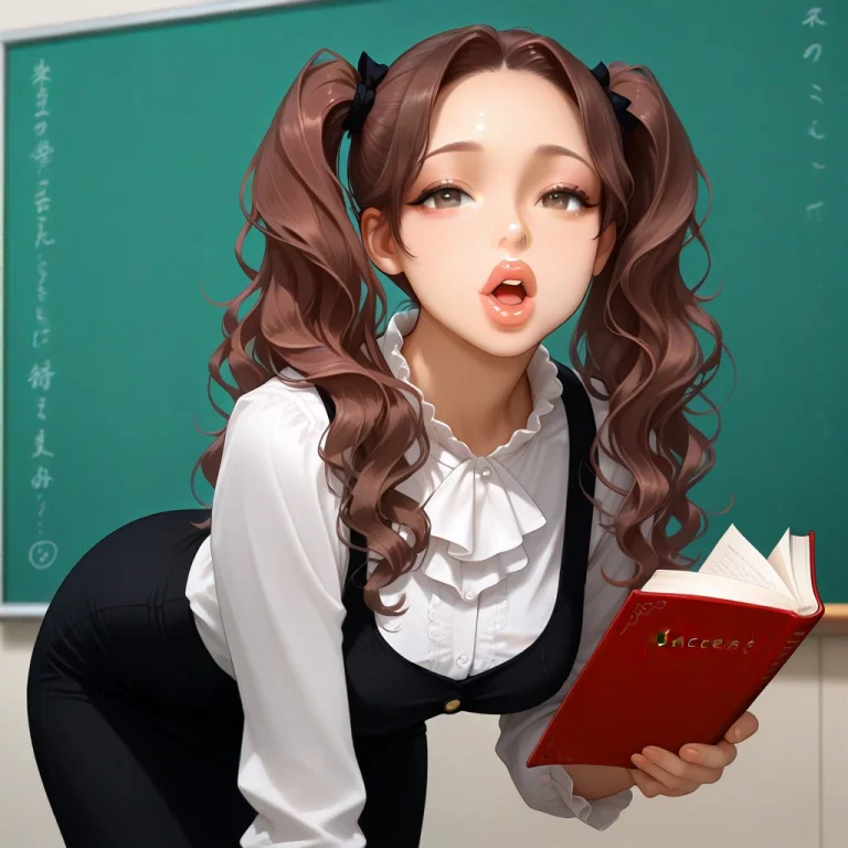 Masterpiece,best Quality, 1girl, Cute, Woman, Lips, Twintail...