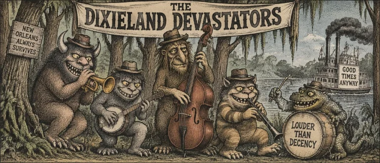 The Dixieland Devastators, R.crumbwhere The Wild Things Are...