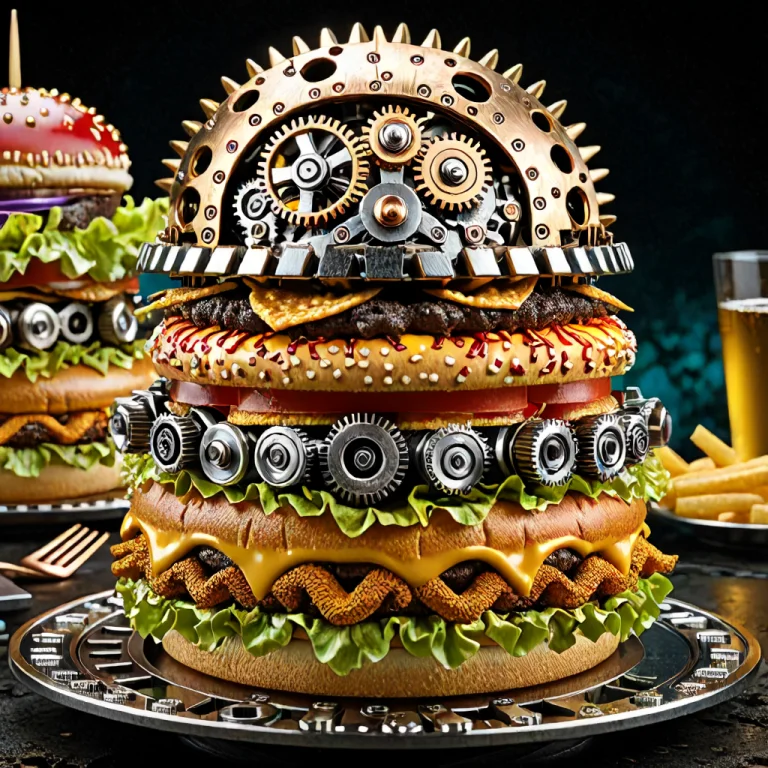A Hilarious Close-up Of A Delicious Fast-food Hamburger, But...