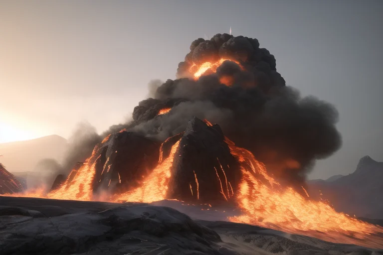 Pyroclastic Unreal Engine Render, Proper Proportions, Copy P...