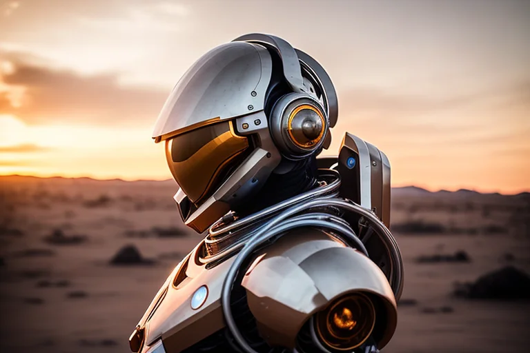 Dvmech Style, Future Spaceship Pilot, Portrait, 85mm, F1.8,...