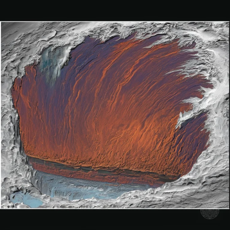 Geological Cross-section Of Enceladus Ice-shell Tectonic Fra...
