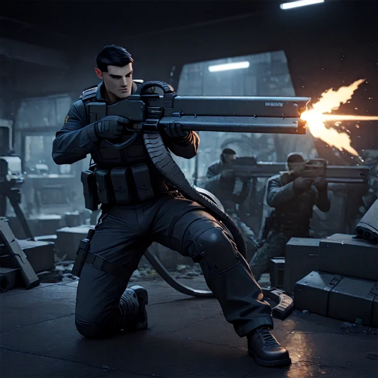 Hydmach,machine Gun, Heavy Weapon,aiming,