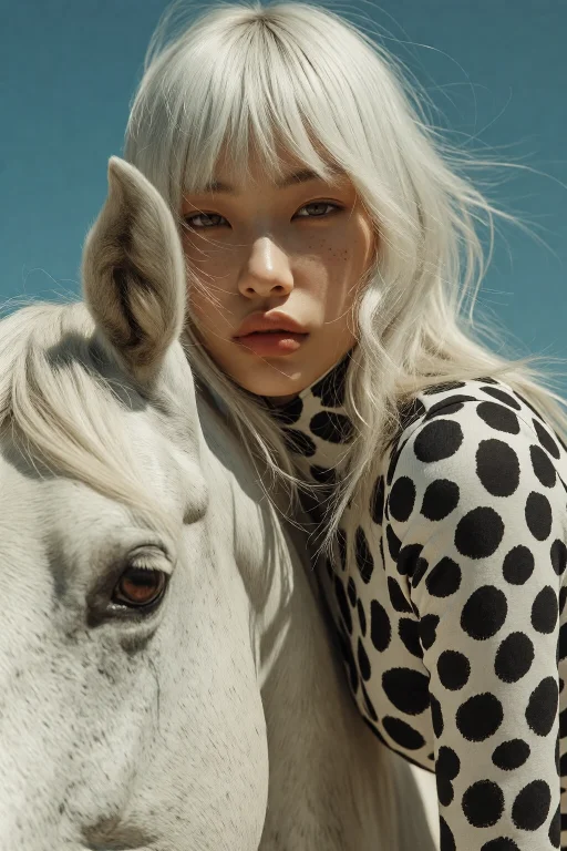 Highleveldescriptiona High-fashion Cinematic Portrait Of A P...
