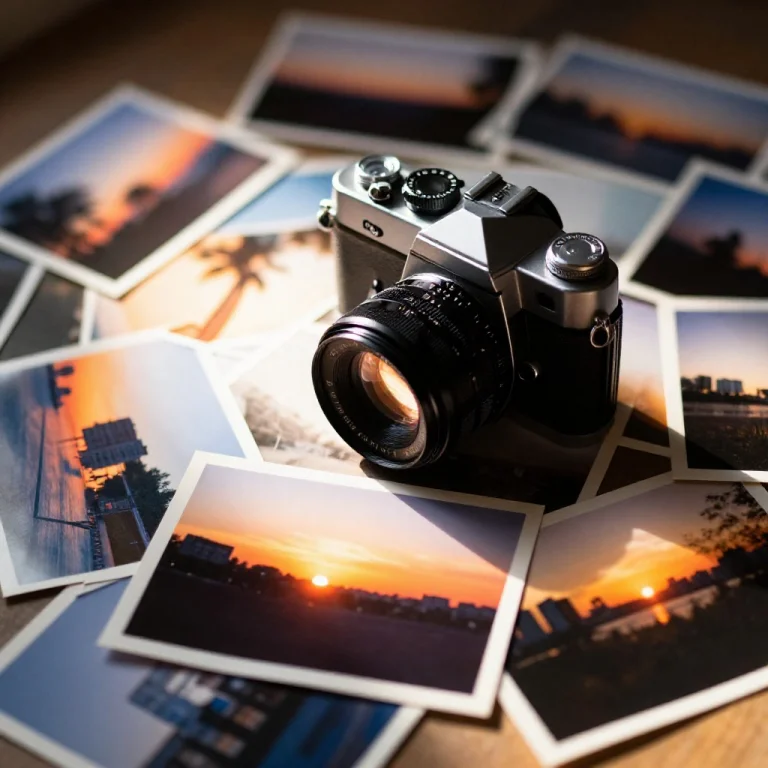 An Old Camera Surrounded By Loose Photographs, Concept Art,...