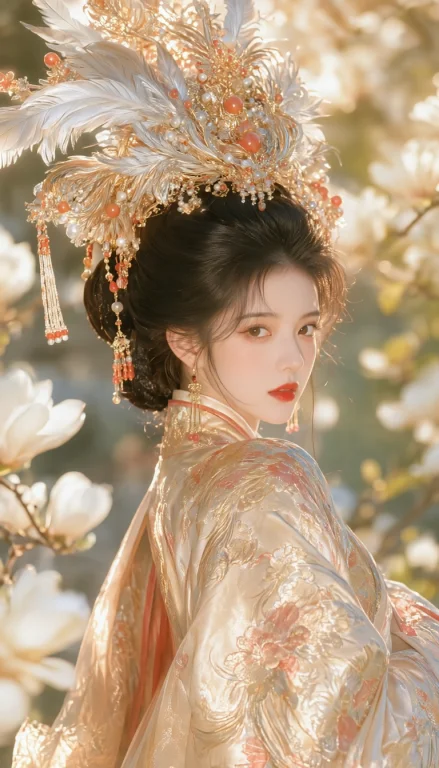 Vertical Bust Portrait, A Stunning Young Chinese Classical B...