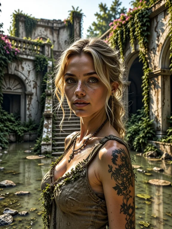 Hpoc, Hidden Post-apocalyptic Overgrowth Courtyard, Close-up...