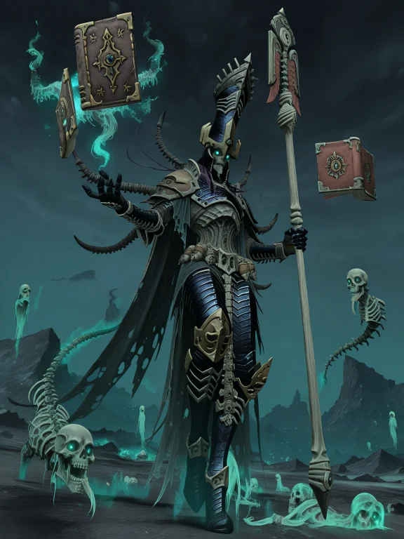 2d,masterpiece,best Quality,solo,wasteland,nagash,helmet,arm...