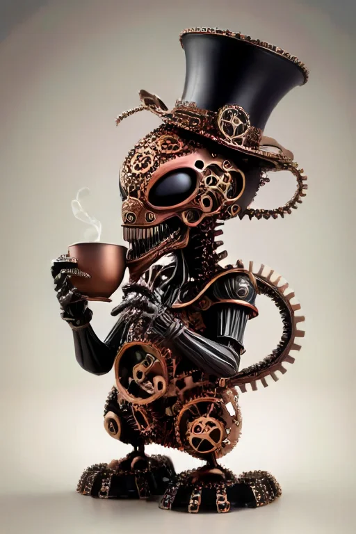 Gearstyle, A Terrifying Xenomorph Alien Wearing A Tiny Top H...