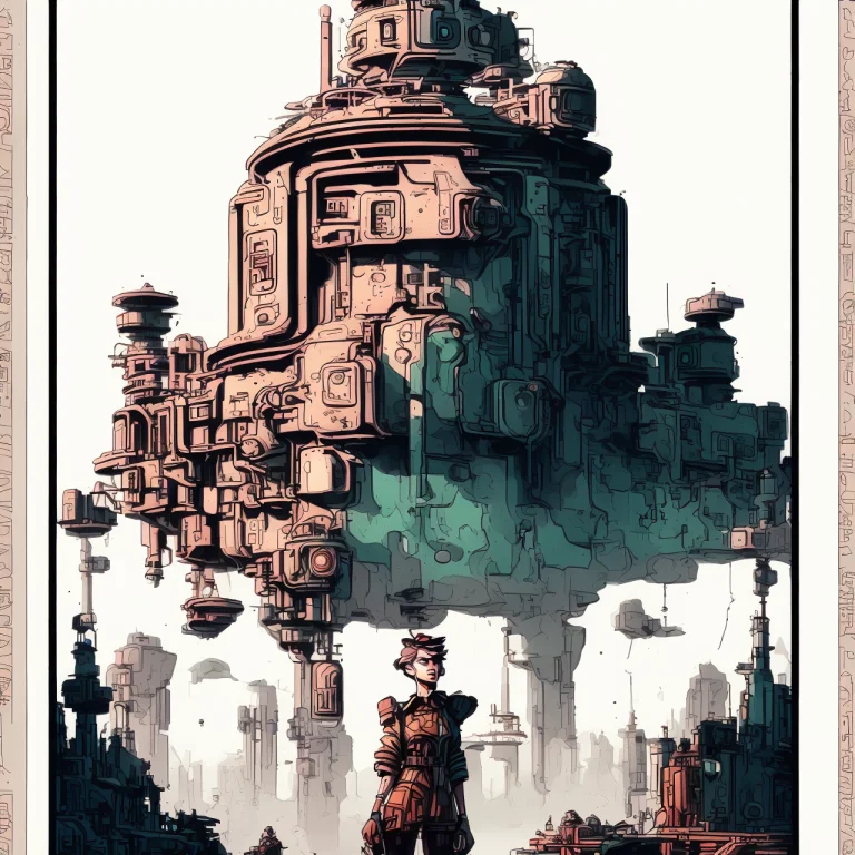 Digital Ink, Sci Fi Dieselpunkcity, Style By Joviansociety