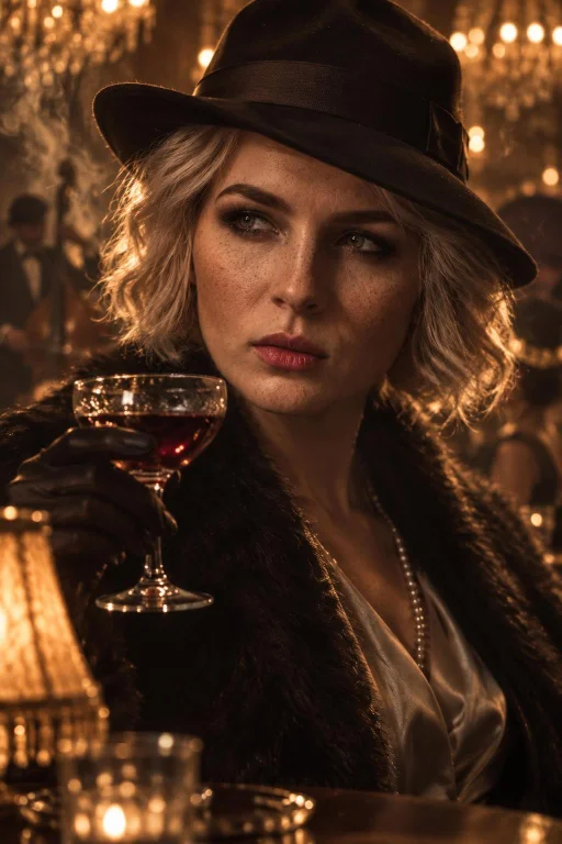 Visionthis Scene Captures A Timeless Moment Of Noir-inspired...