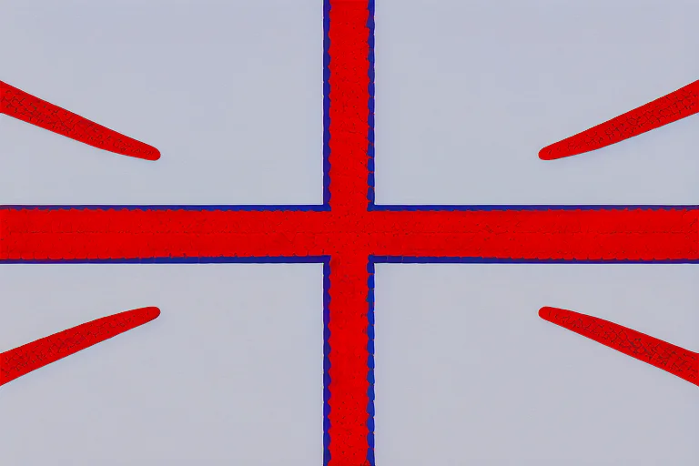 Flag, Simple Background, No Humans, Blue, Red, White, Theme,...