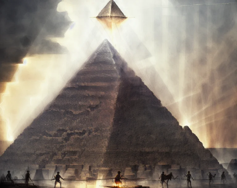 Pyramid Struck By Lighting, Flonixmatyukhinft