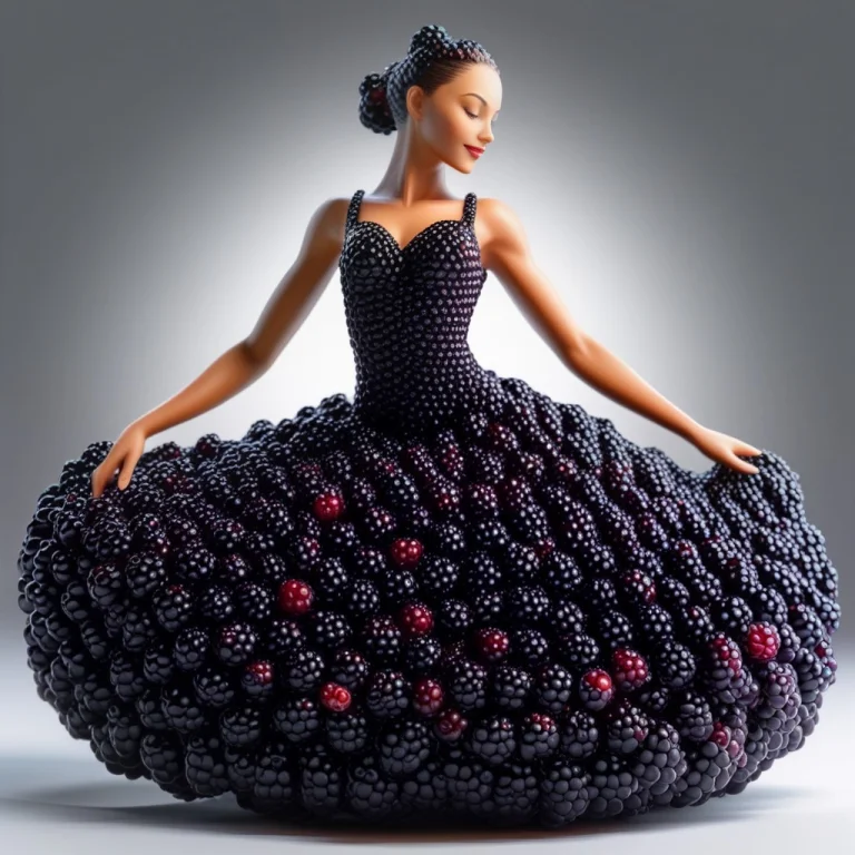 Blackberryworld Dancer, Stylized 3d, Graceful Young Woman, E...