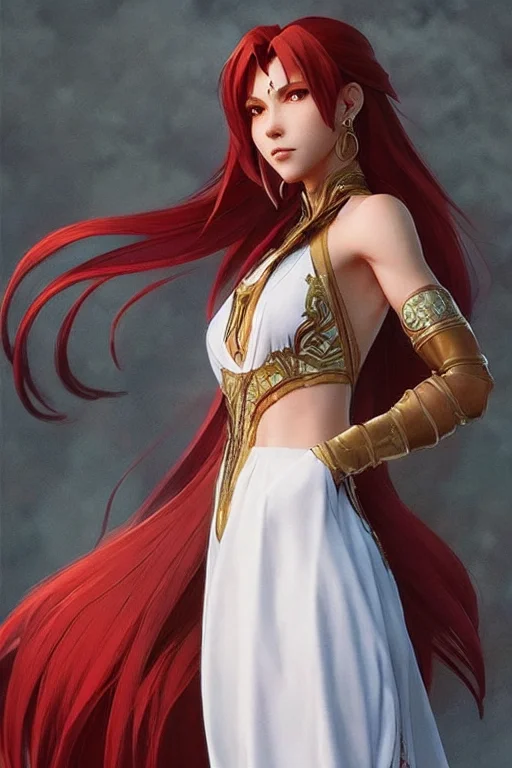 Red Xiii, Fire Tail, Intricate, Elegant, Detailed, Smooth, S...
