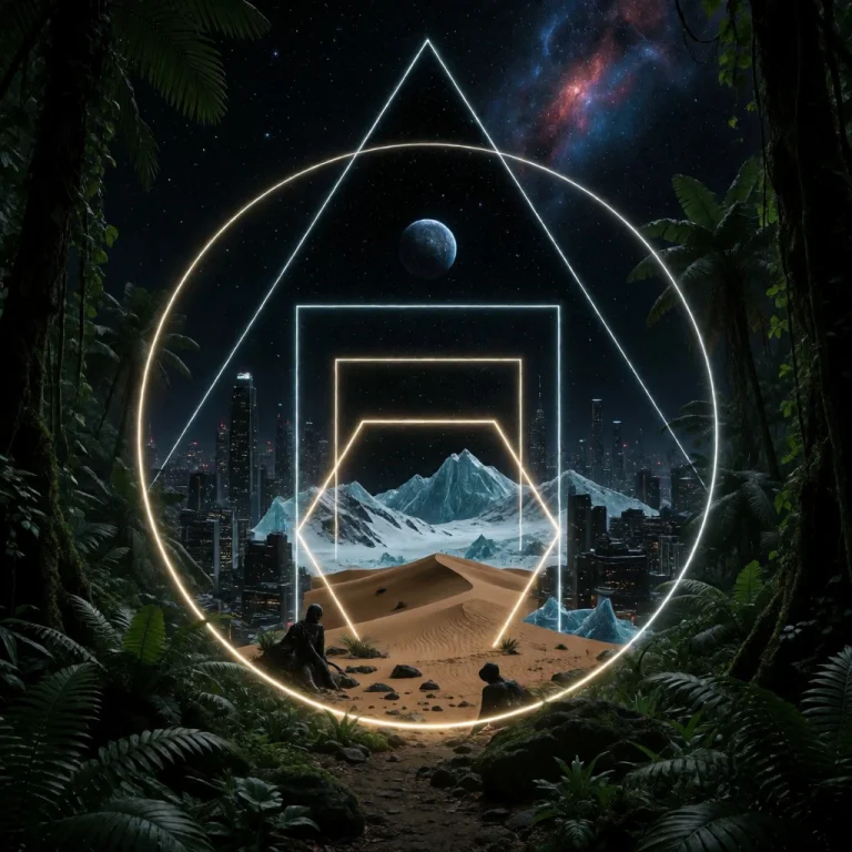 Esoteric, A Hyperrealistic Photocollage Depicting A Jungle W...