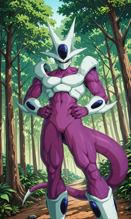 C00lerfinal, Alien, Purple Skin, Red Sclera, No Pupils, Face...