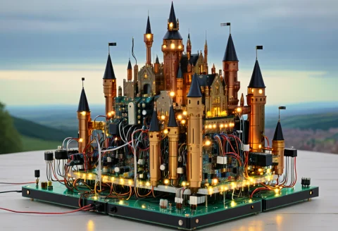 Transistors, Drawn To The Castles That Float In The Sky Lear... — SDXL AI Prompt: Transistors, Drawn to the castles that float in the sky Learn to resist the temp...