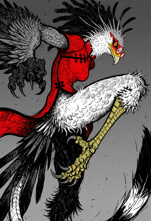 Make A Dynamic Illustration Of The Character, Made In Xibalb...