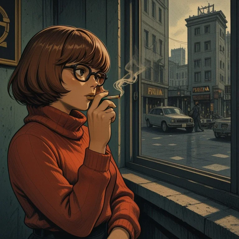Masterpiece, Velma Dinkley, , Smoking A Cigarette, Looking O...