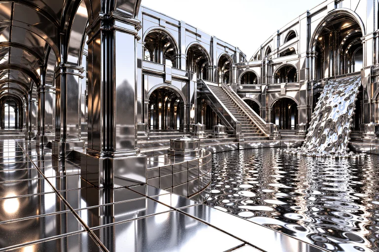 Hmc, C0rr1d0r, A Big Palace-like Courtyard And Corridor Comp...