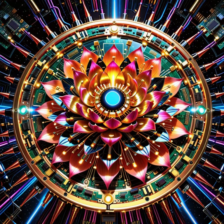 Transistorsxl Style, A Colossal Lotus Flower In Full Bloom,...