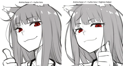 Highres, Minimalist Sketch Drawing, Close-up Portrait, Anime... — Stable Diffusion AI Prompt: highres, minimalist sketch drawing, close-up portrait, anime wolf girl, holo, sp...