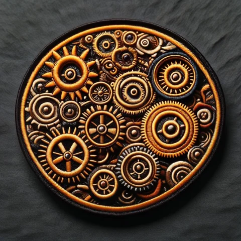 Masterpiece, Best Quality, Ultra-detailed1.2, Gears In Gold... — SDXL AI Prompt: (masterpiece, best quality, ultra-detailed:1.2), (gears in gold ral-embroideredp...