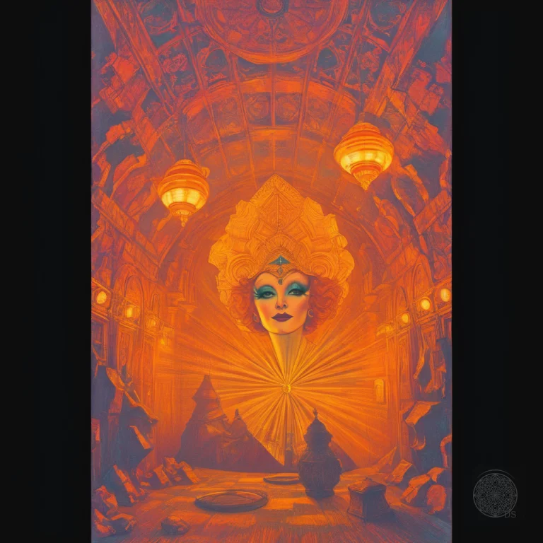 Subterranean Biopunk Speakeasy Hidden Behind Heavy Steel Pre...