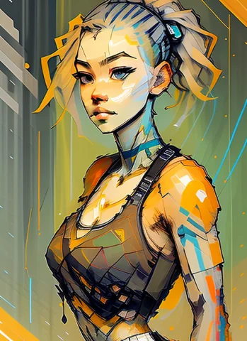 Award Winning Half Body Portrait Of A Beautiful Woman In A C... — Stable Diffusion AI Prompt: award winning half body portrait of a beautiful woman in a croptop and cargo pan...