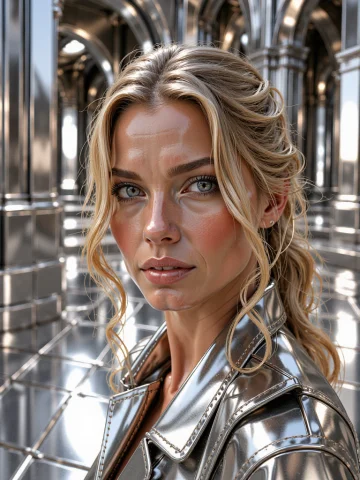 Hmc, C0rr1d0r, Close-up Of A Blonde Low Up-du Haired Woman,... — Stable Diffusion AI Prompt: HMC, c0rr1d0r, close-up of a blonde low up-du haired woman, highly detailed face...