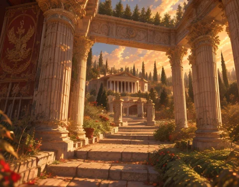 Loratraining2617621-202609161838038270.8 Z1os, Garden, Trees... — Stable Diffusion AI Prompt: z1os, garden, trees, house, columns