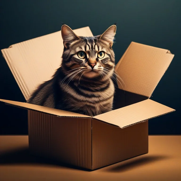 , A Cat Stuck Inside A Cardboard Box, Reimagined In The Gear...