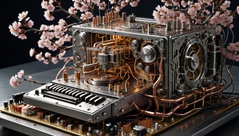 A Hyperdetailed Cinematic Shot Of A Sophisticated Mechanical... — Stable Diffusion AI Prompt: A hyperdetailed cinematic shot of a sophisticated mechanical machine with intric...