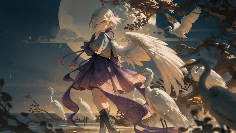 Soft Painterly Illustration Style With Fine Delicate Linewor...
