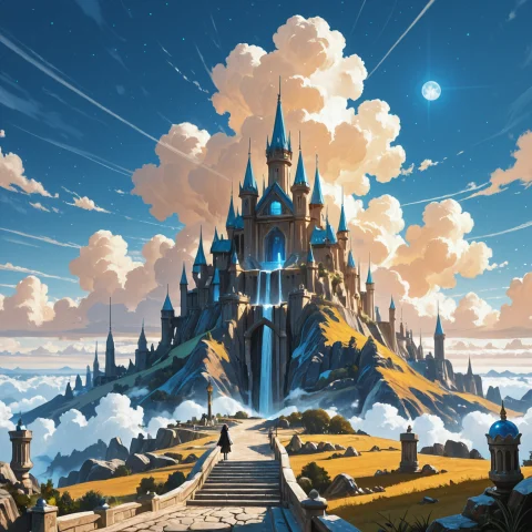 Masterpiece, Best Quality, Ultra Detailed, Highres, Anime Ba... — Stable Diffusion AI Prompt: masterpiece, best quality, ultra detailed, highres, anime background, fantasy la...