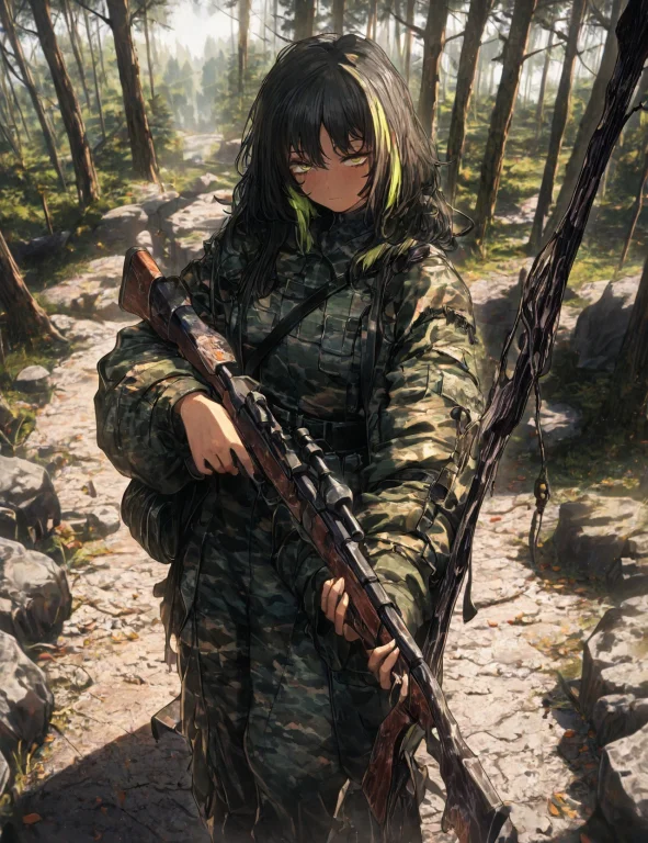 Masterpiece, Best Quality, 8k, High Angle Full-body Portrait...