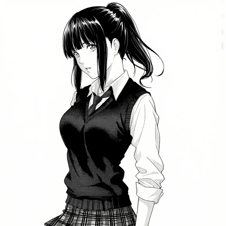 Loratknbwtyotsumotoryoukaanima001, Monochrome ,greyscale,scr...