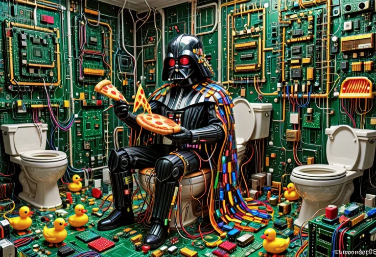 Lazypos, Transistors, Masterpiece, Best Quality, Darth Vader...