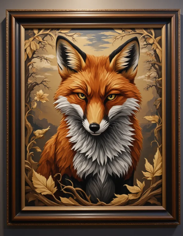 Hard-edge Painting Fond Depth Of Field Fox Engine Baroque Pr...