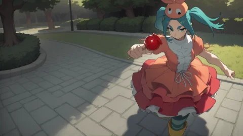 Weight2three Quarter View, Weight2wide Shot, Full Body, 1gir... — Stable Diffusion AI Prompt: , , full body, 1girl, solo, ononoki yotsugi, expressionless, Girl in the right s...