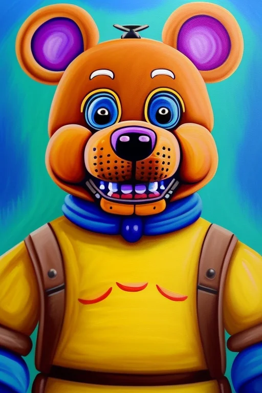 Painting1.3 Of,amusing1.3 Lorafnaf0.75 Male, Solo, Freddyfna...