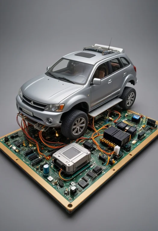 Transistors, A Compact Mitsubishi Space Star Aggressively Dr...