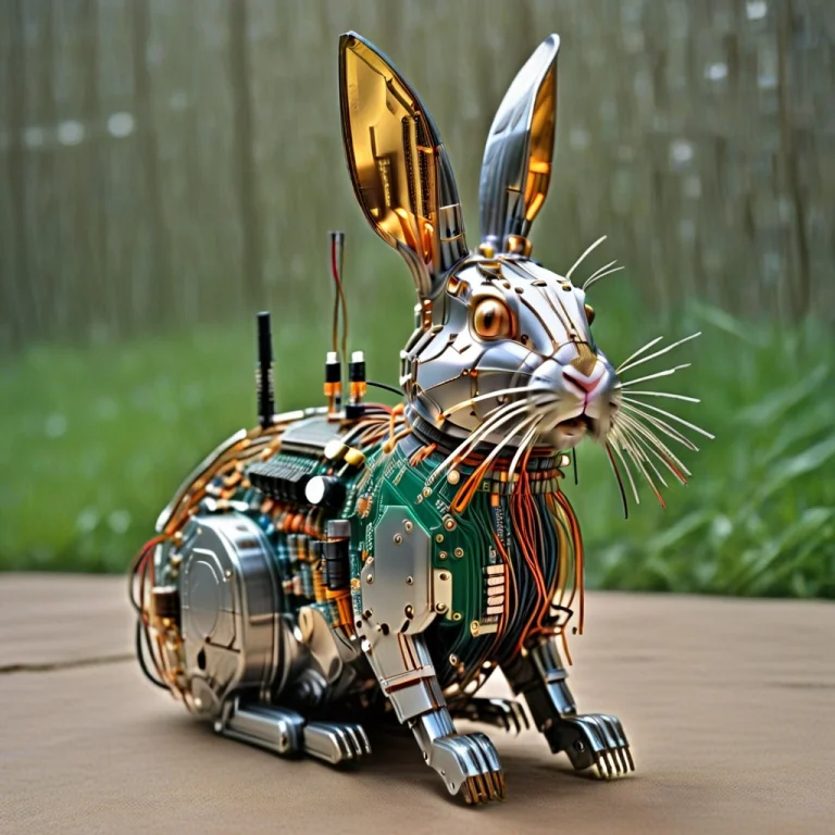 Mechanical, Transistors, Outdoors, Rabbit, Bunny