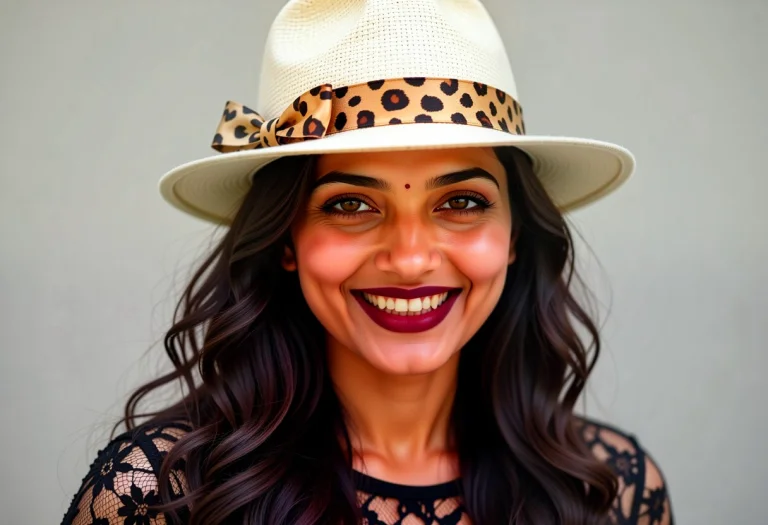 An 8k Photorealistic Close-up Fashion Portrait Of An Indian...