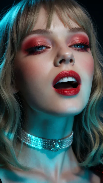 A Photorealistic Close-up Portrait Of A Young Woman With Fai...