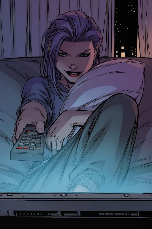 Loraghostlockeanimalora1ghocke, Purple Hair, Short Hair, Swe...