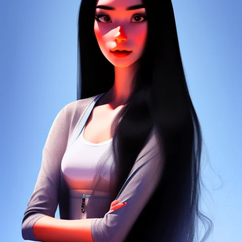 Realism Of A Built, Angular, Nervous Traditionalist Woman, S... — Stable Diffusion AI Prompt: realism of a built, angular, Nervous Traditionalist woman, Stately, :o, with lon...